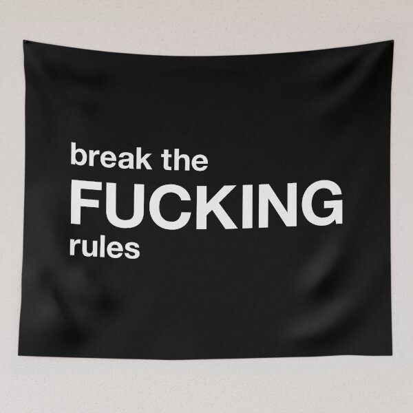 Item preview, break the fucking rules designed and sold by TheFuckingShop.