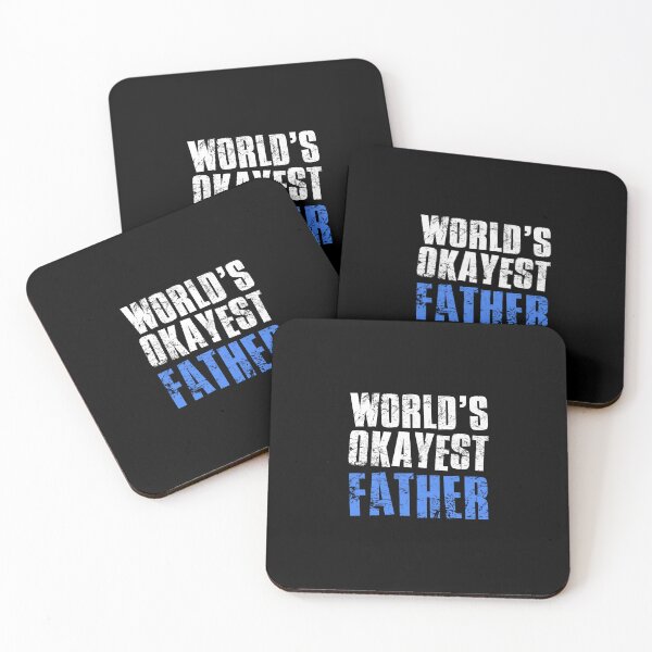 Item preview, Worlds Okayest Father, Fathers Day Gift designed and sold by FNStuff.