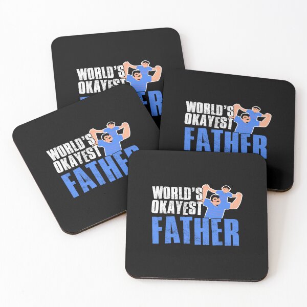 Item preview, Worlds Okayest Father, Fathers Day Gift designed and sold by FNStuff.