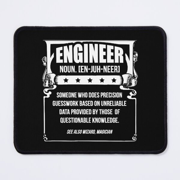 Item preview, Engineer Definition Funny Engineering Work Gift designed and sold by JulyeParker.