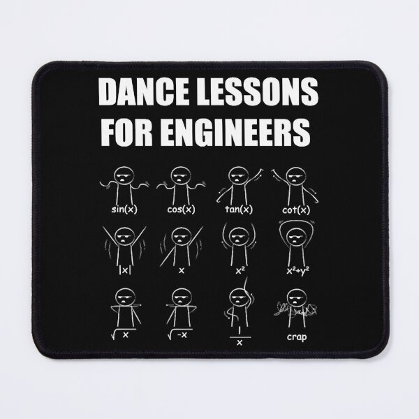 Item preview, Engineering Dance Lessons Funny Mathematician Gift designed and sold by JulyeParker.