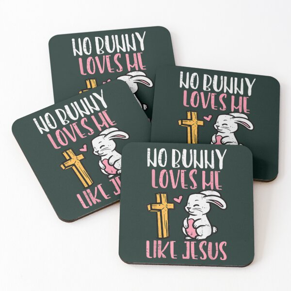 Item preview, No Bunny Loves Me Like Jesus Easter Christian Religious   designed and sold by KnottyNatureArt.