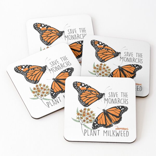 Item preview, Save The Monarchs Plant Some Milkweed Butterfly    designed and sold by SrsFairyCo.