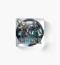 Cloud Sephiroth Final Fantasy VII Acrylic Block