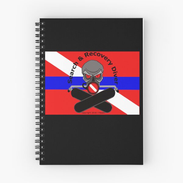 Item preview, Search and Recovery Diver - Blue Line Dive Flag designed and sold by JulyeParker.