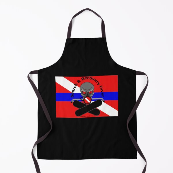 Item preview, Search and Recovery Diver - Blue Line Dive Flag designed and sold by JulyeParker.