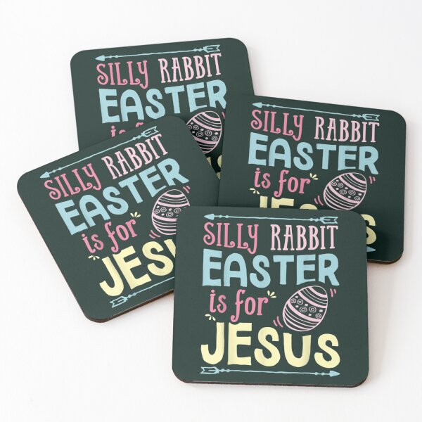 Item preview, silly rabbit easter is for jesus                          designed and sold by KnottyNatureArt.
