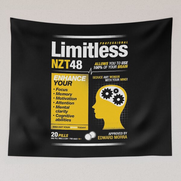 Item preview, Funny Man Limitless Pills Nzt 48 Gifts Movie Fans designed and sold by Drmelanyjakubow.