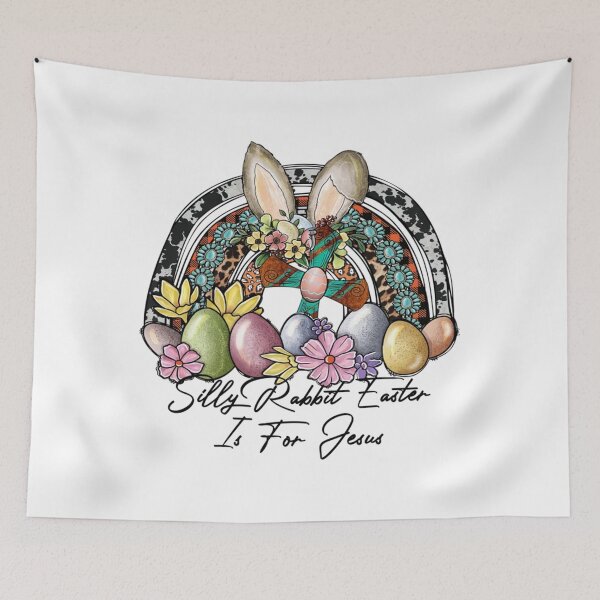Item preview, silly rabbit easter is for jesus                       designed and sold by KnottyNatureArt.