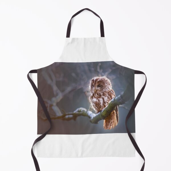 Item preview, Baby Owl Sitting on a Tree Branch At Night designed and sold by joelle1724.