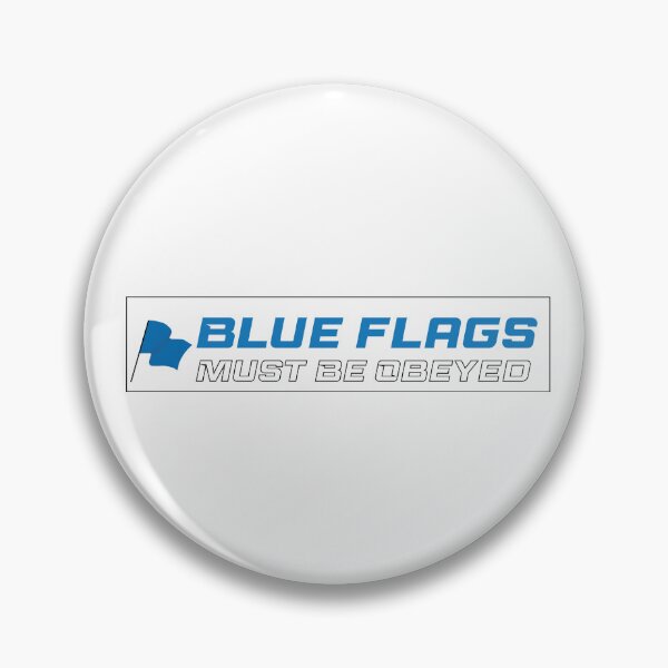 Item preview, blue flags designed and sold by DesignCaption.