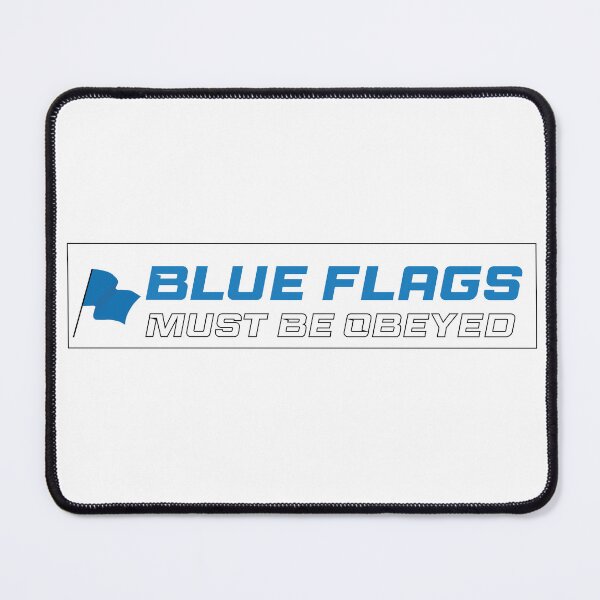 Item preview, blue flags designed and sold by DesignCaption.
