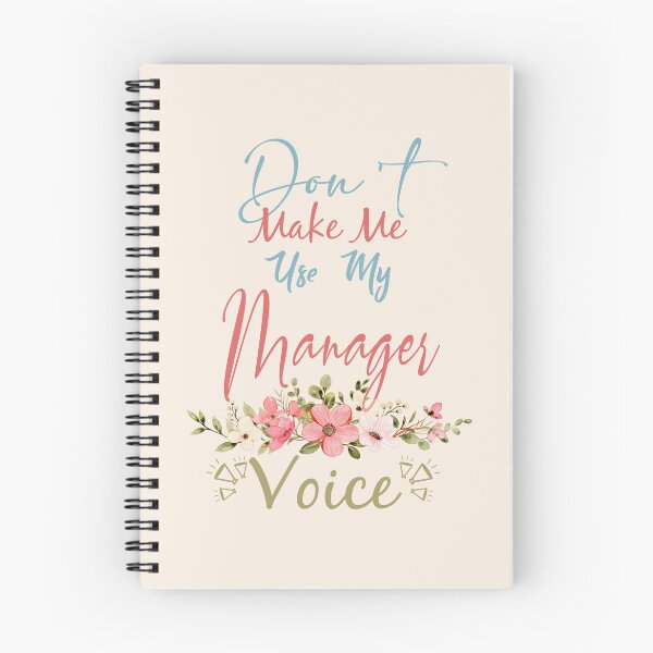 Item preview, Don't Make Me Use My Manager Voice - Funny Manager Quote Gift Idea For Men and Womens designed and sold by Mmmm3344.