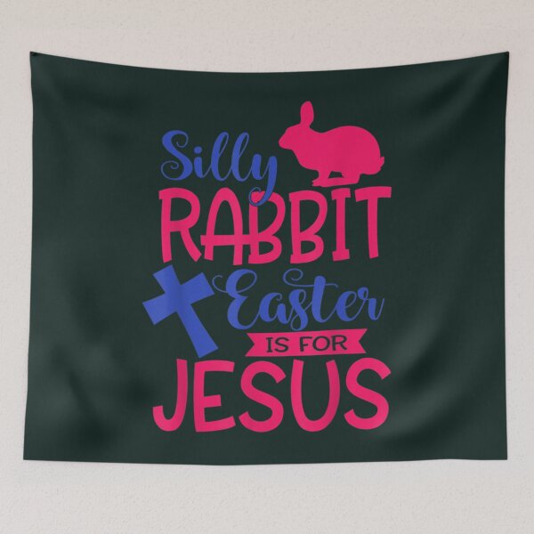 Item preview, silly rabbit easter is for jesus    designed and sold by KnottyNatureArt.