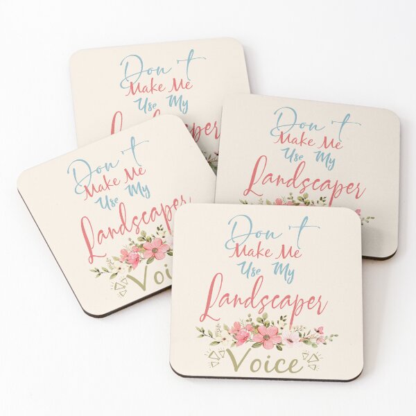 Item preview, Don't Make Me Use My Landscaper Voice - Funny Landscaper Quote Gift Idea For Men and Womens designed and sold by Mmmm3344.