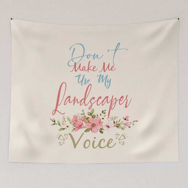 Item preview, Don't Make Me Use My Landscaper Voice - Funny Landscaper Quote Gift Idea For Men and Womens designed and sold by Mmmm3344.