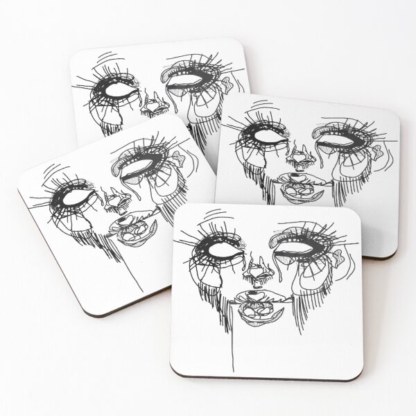 Item preview, Black Lines, White Eyes designed and sold by SydRayne.