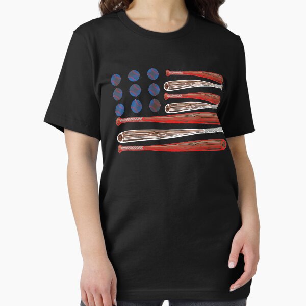 Item preview, Vintage Patriotic Baseball American Flag Apparel for Baseball Season designed and sold by tjred01.