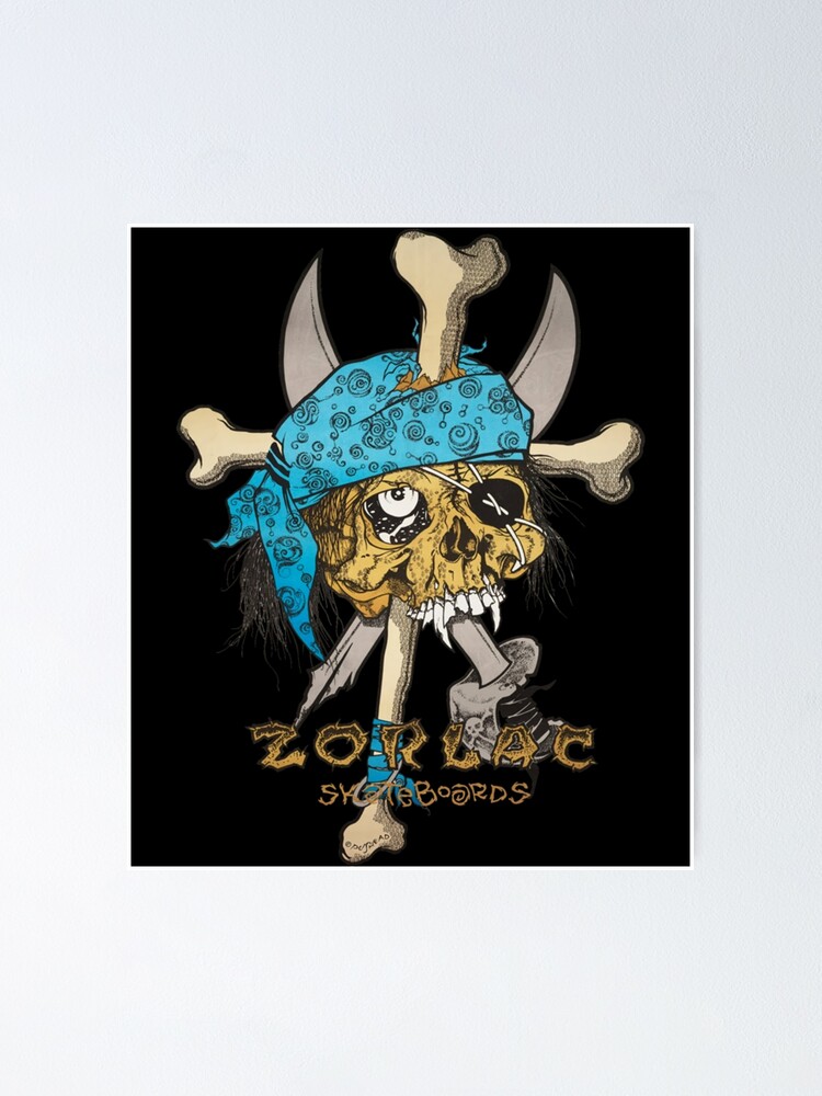 Zorlac Pushead Pirate Skull Classic T-Shirt | Poster