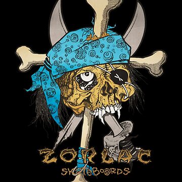 Zorlac Pushead Pirate Skull Classic T-Shirt | Poster