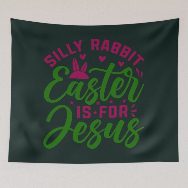 Item preview, Silly Rabbit Easter Is For Jesus  designed and sold by KnottyNatureArt.