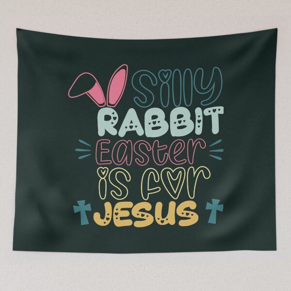Item preview, Silly Rabbit Easter Is For Jesus   designed and sold by KnottyNatureArt.