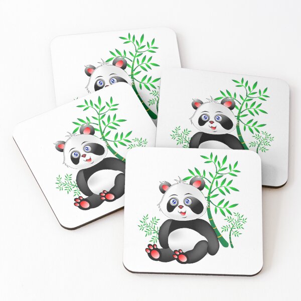Item preview, baby panda relaxing on bamboo designed and sold by ZieProject.