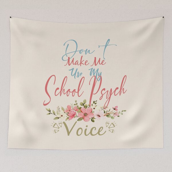 Item preview, Don't Make Me Use My School Psych Voice - Funny School Psych Quote Gift Idea For Men and Womens designed and sold by Mmmm3344.