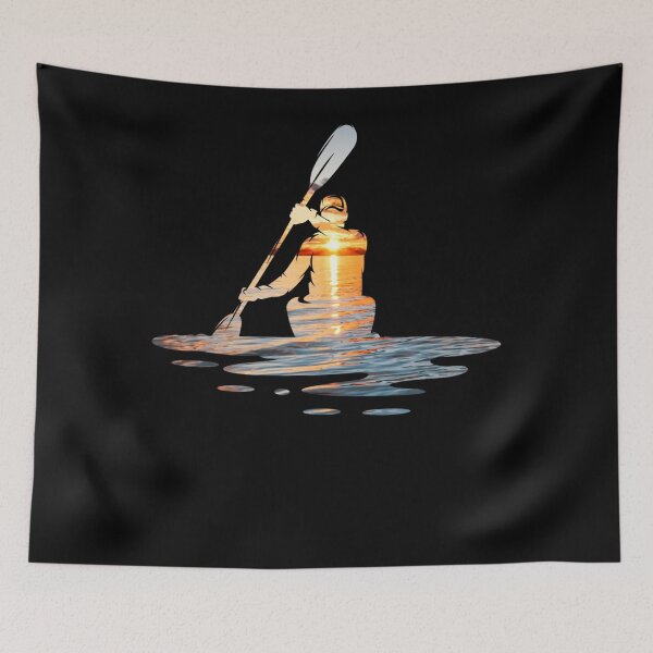 Item preview, Kayaking Silhouette Kayak Kayaker  designed and sold by LikesConnie.