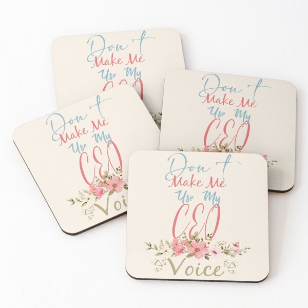 Item preview, Don't Make Me Use My CEO Voice - Funny CEO Quote Gift Idea For Men and Womens designed and sold by Mmmm3344.
