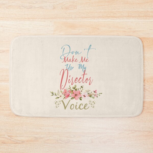 Item preview, Don't Make Me Use My Director Voice - Funny Director Quote Gift Idea For Men and Womens designed and sold by Mmmm3344.
