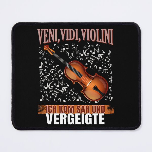 Item preview, A design with a violin and the saying "Veni, Vidi, Violini - I came saw and fiddled" designed and sold by velisani.