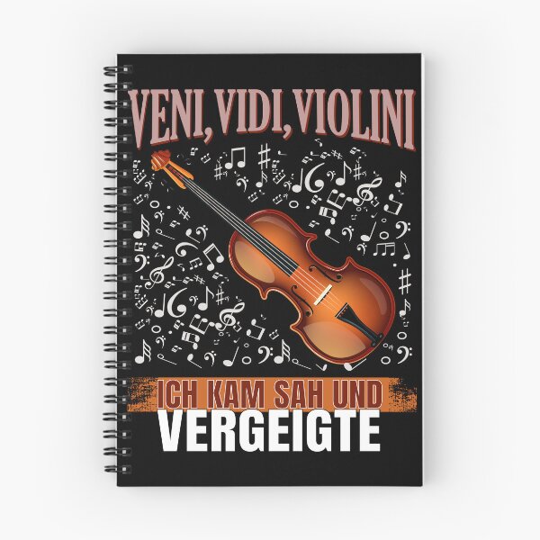 Item preview, A design with a violin and the saying "Veni, Vidi, Violini - I came saw and fiddled" designed and sold by velisani.