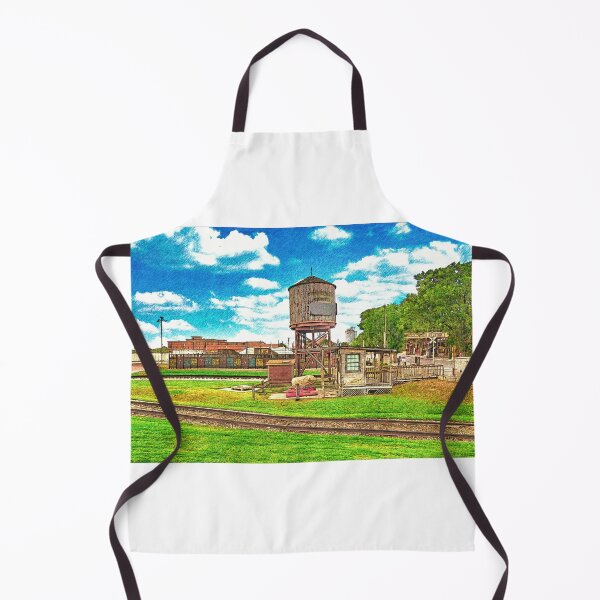 Item preview, Stockyards station wooden water tower in Fort Worth, Texas designed and sold by NickoPrints.