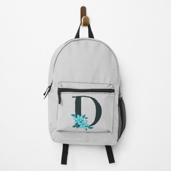 Item preview, Blue floral D monogram designed and sold by Coffee Lifestyle.