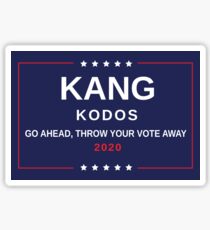 Kang & Kodos - Election 2020 Sticker