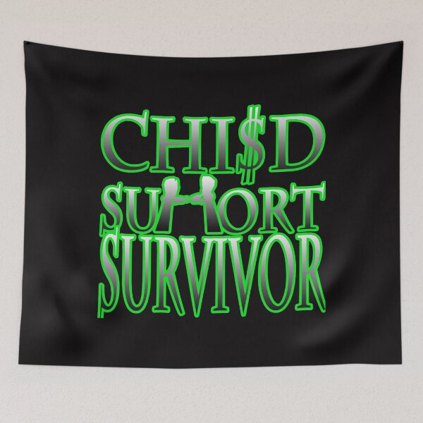 Item preview, Child Support Survivor Green Women's Tee designed and sold by MarktinSanchez.