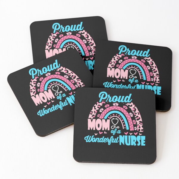 Artikelvorschau, Stolze Mutter des wunderbaren Krankenschwester-Muttertags-Krankenschwester-Tagesleoparden entworfen und verkauft von EasyPrintGift.
