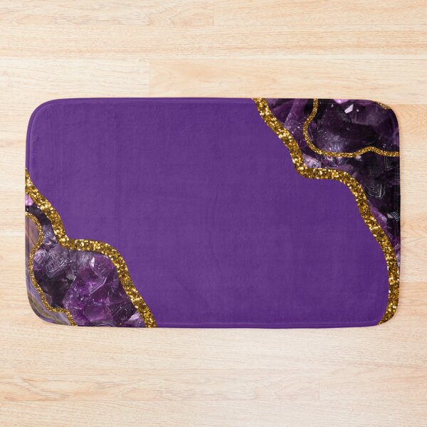 Item preview, Purple & Gold Agate Geode Glitter designed and sold by idovedesign.