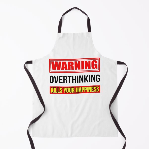 Item preview, Warning overthinking kills your happiness, Good vibes only designed and sold by Lekrock.