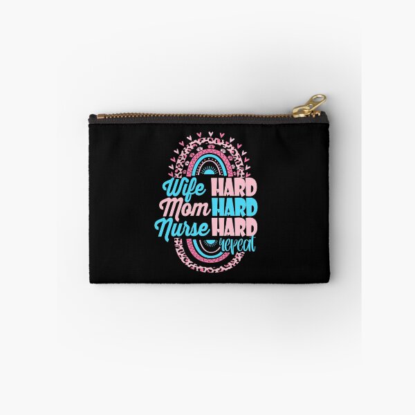Artikelvorschau, Mutter hart Frau hart Krankenschwester hart Muttertag Krankenschwestern Tag Leopard entworfen und verkauft von EasyPrintGift.