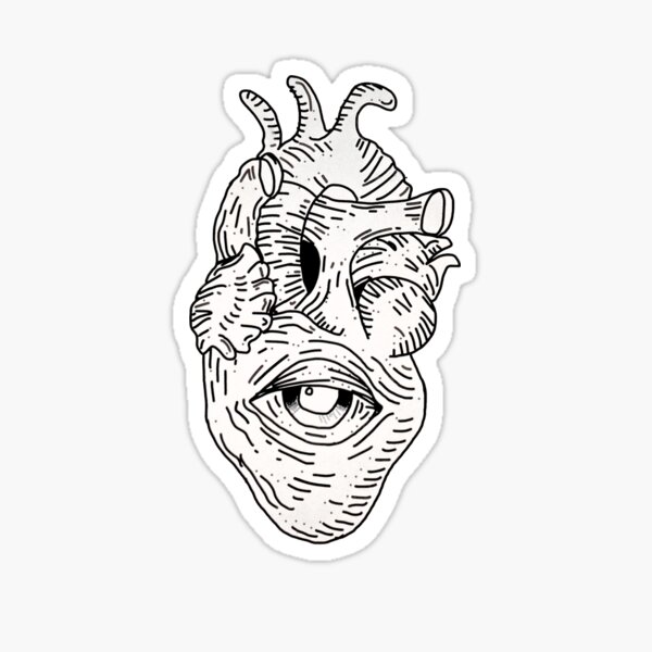 The Eye of the Heart Sticker