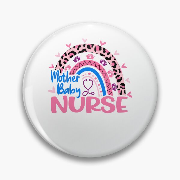Artikelvorschau, Mutter-Baby-Krankenschwester, Krankenschwester-Tagesleopard-Regenbogen-Weiß entworfen und verkauft von EasyPrintGift.