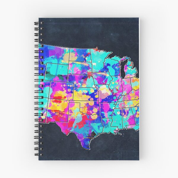 Item preview, united states map usa map 5 designed and sold by BekimART.