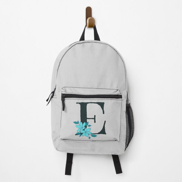 Item preview, Blue floral E monogram designed and sold by Coffee Lifestyle.