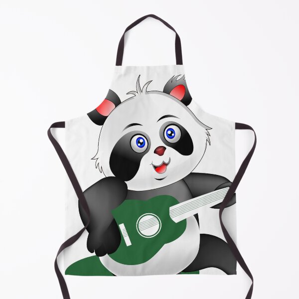 Item preview, Baby Panda playing guitar illustration designed and sold by ZieProject.
