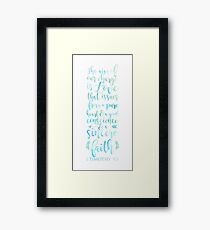 Christian Quote Framed Print