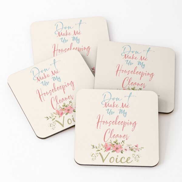 Item preview, Don't Make Me Use My Housekeeping Cleaner Voice - Funny Housekeeping Cleaner Quote Gift Idea For Men and Womens designed and sold by Mmmm3344.