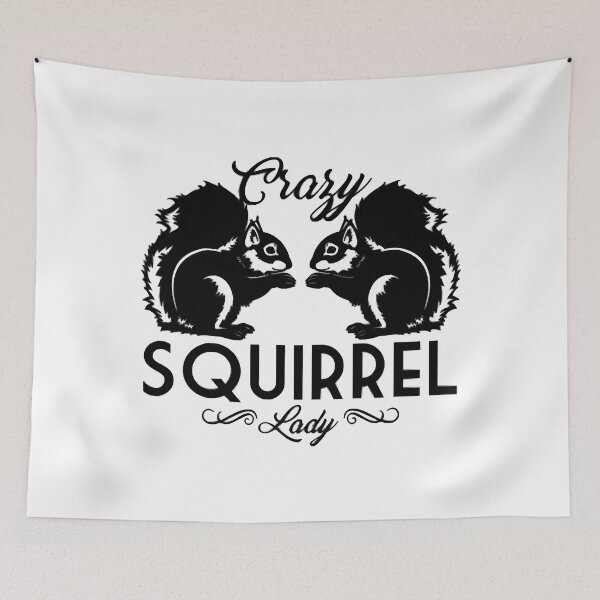 Item preview, Squirrel Shirt - Crazy Squirrel Lady designed and sold by MarktinSanchez.