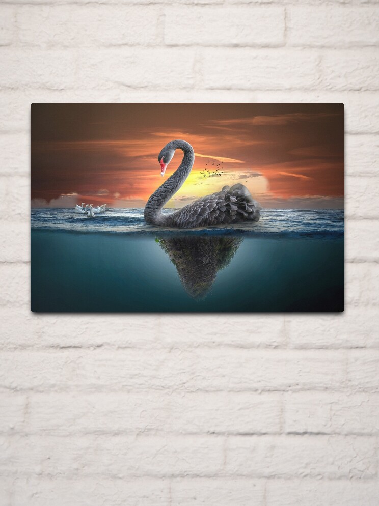 Manipulation landscape swan ocean